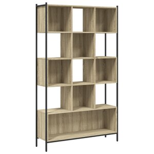 vidaXL Bibliothèque chêne sonoma 102x28x172 cm bois d'ingénierie