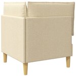 vidaXL Sofa avec rangement Tissu