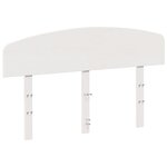 vidaXL Tête de lit blanc 135 cm bois massif de pin