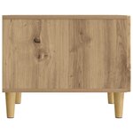 vidaXL Table basse Chêne artisanal 49 x 50 x 40 cm Bois d'ingénierie