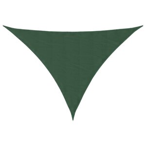 vidaXL Voile de parasol tissu oxford triangulaire 4x5x6 4 m vert foncé