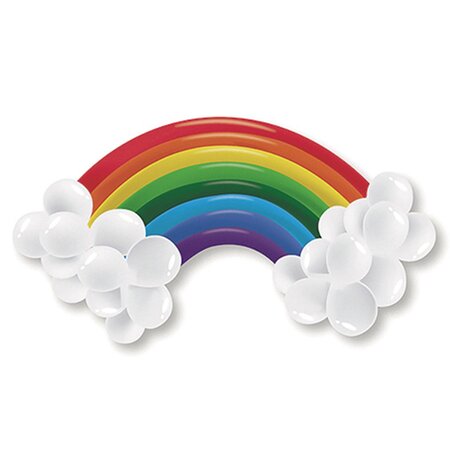 Ballon arche arc-en-ciel 160 cm