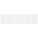 vidaXL Meubles TV muraux 2 Pièces blanc 80x30x41 cm