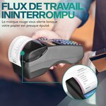 ACROPAQ 50 Rouleaux de Caisse 57x30x8mm- Thermique 11 4 m-Terminaux de paiement- 50 Bobines TPE- Sans BPA- Dimensions Universelles