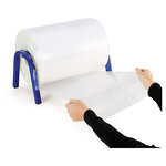 Gaine plastique transparente 100 microns 60 mm x350 m