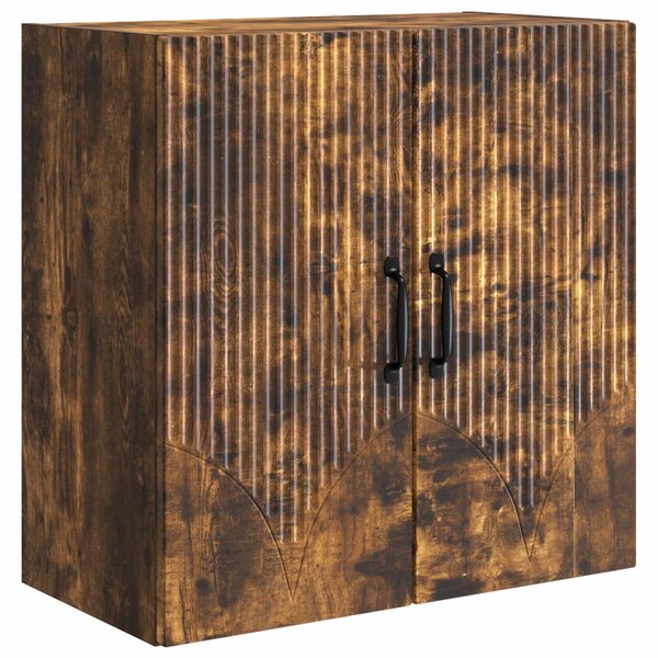 vidaXL Armoire Murale 59 x 31 x 60 cm Bois d'ingénierie Chêne fumé