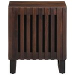 vidaXL Tables de chevet 2 Pièces 40x34x46 cm bois de manguier massif