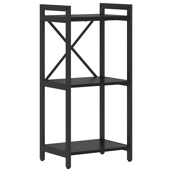 vidaXL Étagère Chêne noir 40 x 30 x 85 cm Bois d'ingénierie