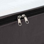 vidaXL Boîte de rangement avec fenêtre transparente 6 Pièces Anthracite