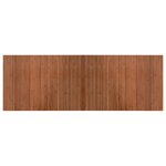 vidaXL Tapis rectangulaire marron 70x200 cm bambou