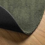 vidaXL Tapis HUARTE Vert forêt 100 x 200 cm Polyester