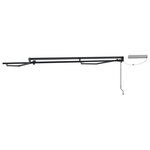 vidaXL Cadre de store rétractable électrique Anthracite 3 5 x 2 5 m