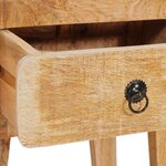 vidaXL Tables d'appoint Marron 40 x 32 x 46 cm bois de manguier massif
