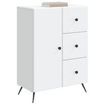 vidaXL Buffet Blanc 66 x 34 5 x 90 cm Bois d'ingénierie