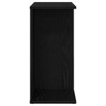 vidaXL Tables de chevet 2 Pièces chêne noir 46 5x29x61 cm bois ingénierie