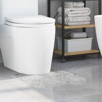 vidaXL Tapis de bain Gris 50 x 50 cm Polypropylène
