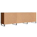 vidaXL Meuble TV chêne marron 150x30x50 cm bois d'ingénierie