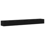 vidaXL Armoires murales 2 Pièces Chêne noir 102x30x20 cm Bois d'ingénierie