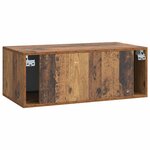 vidaXL Meuble TV mural Bois ancien 78 5 x 41 x 30 cm Bois d'ingénierie