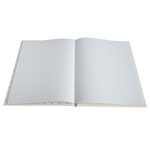 Livre D'or Balacron Avec Titre 100 Pages Blanches - 27x22 Cm Vertical - Blanc - X 2 - Exacompta