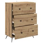 vidaXL Armoire à tiroirs 66 x 34 5 x 90 cm Bois d'ingénierie