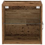 Étagère flottante vidaXL 2 pièces Bois ancien 40x28 5x40 cm Bois d'ingénierie
