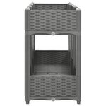 vidaXL Lit surélevé 120x40x71 cm Polypropylène