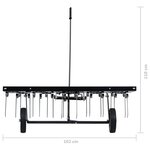 vidaXL Scarificateur pour tondeuse autoportée 100 cm