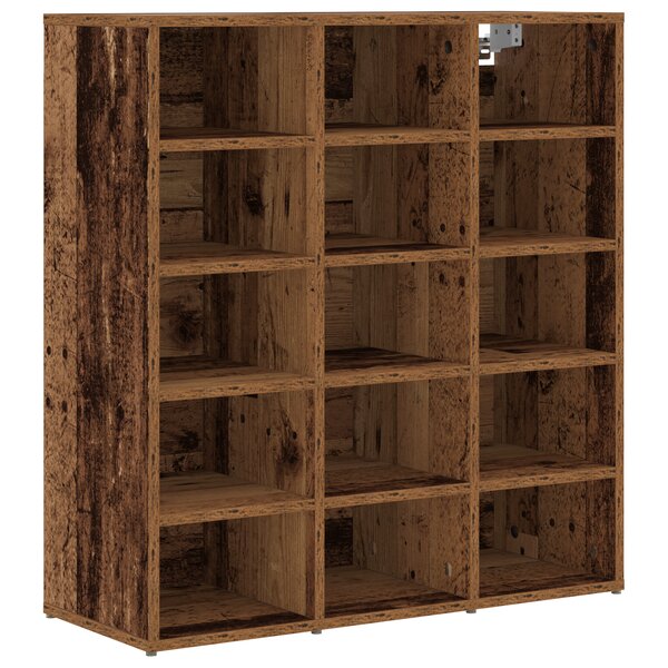 vidaXL Cabinet à chaussures Bois ancien 103x30x51 cm Bois d'ingénierie