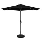 vidaXL Parasol de jardin avec lumières LED et base 300 x 300 cm