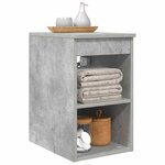vidaXL Meuble de Salle de Bain In-between Gris béton 30 x 41 x 50 cm