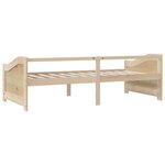 vidaXL Lit de repos 3 places Bois de pin massif 90x200 cm