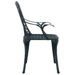 vidaXL Chaise de jardin Vert 61 x 60 5 x 93cm Aluminium
