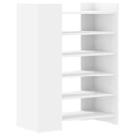 vidaXL Armoire à chaussures blanc 74 5x37 5x100 cm bois d'ingénierie