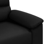 vidaXL Canapé 2 places Noir 160x81x84 cm Similicuir