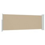 vidaXL Store latéral rétractable Beige 300 x 100 cm Polyester