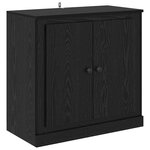 vidaXL Buffet Chêne noir 70 x 35 5 x 67 5 cm Bois d'ingénierie