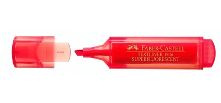 Surligneur TEXTLINER 1546 Pte Biseau 1 - 5 mm Rouge FABER-CASTELL