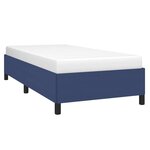 vidaXL Cadre de lit sans matelas bleu 90x190 cm tissu