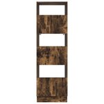 vidaXL Armoire à Laver Chêne fumé 50 x 68 x 162 cm Bois d'ingénierie