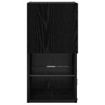 vidaXL Meubles TV muraux 2 Pièces Chêne noir 30 5 x 30 x 60 cm