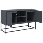 vidaXL Buffet vert olive 36x39x123 cm acier