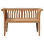 vidaXL Banc de jardin Marron 127 5 x 52 x 80 cm Bois de teck solide
