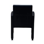 Vidaxl chaises de salle à manger 2 pièces noir similicuir