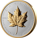 Monnaie en argent 20 dollars g 31.1 (1 oz) millésime 2023 maple leaf