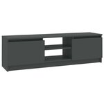 vidaXL Meuble TV Gris 120x30x35 5 cm Bois d'ingénierie