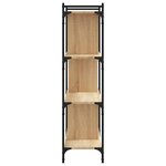 vidaXL Bibliothèque à 4 niveaux chêne sonoma 76x32x123 cm