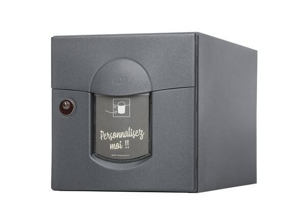 Boîte aux lettres Soléa  2 portes Gris anthracite aspect sablé REN 0206MS