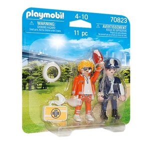 PLAYMOBIL 70823 - Duo Secouriste et policière