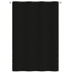 vidaXL Écran de balcon Noir 160x240 cm Tissu Oxford